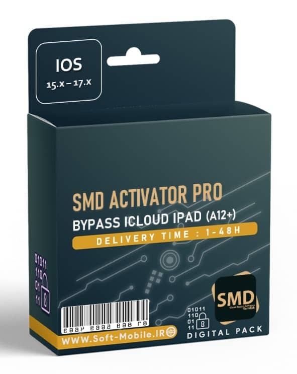  بایپس آیکلود آیپد ( +iPad A12 ) با آنتن SMD 