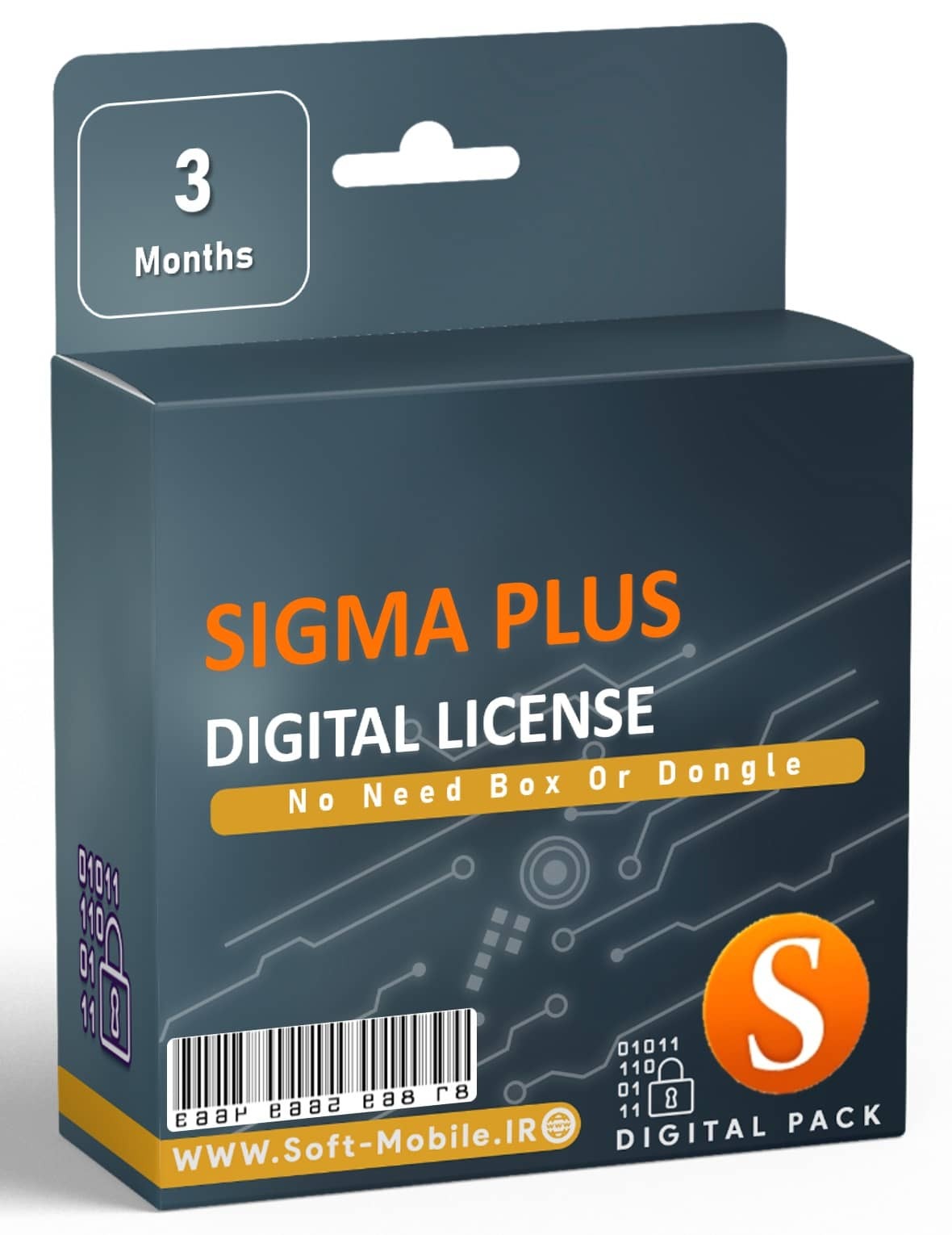  لایسنس Sigma Plus (بدون نیاز به باکس) 